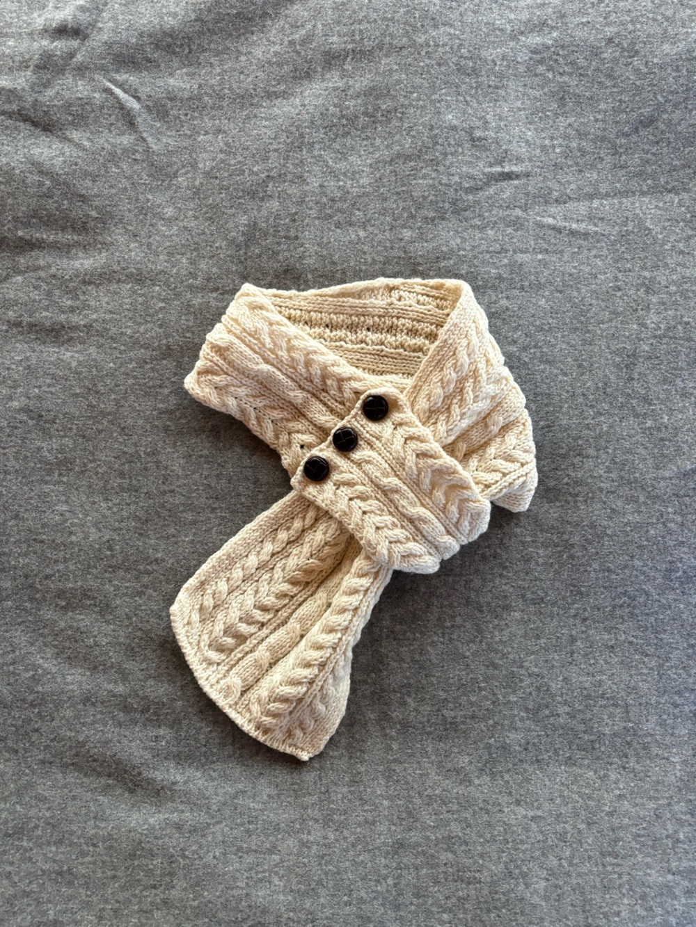 Aran Irish Merino Scarf